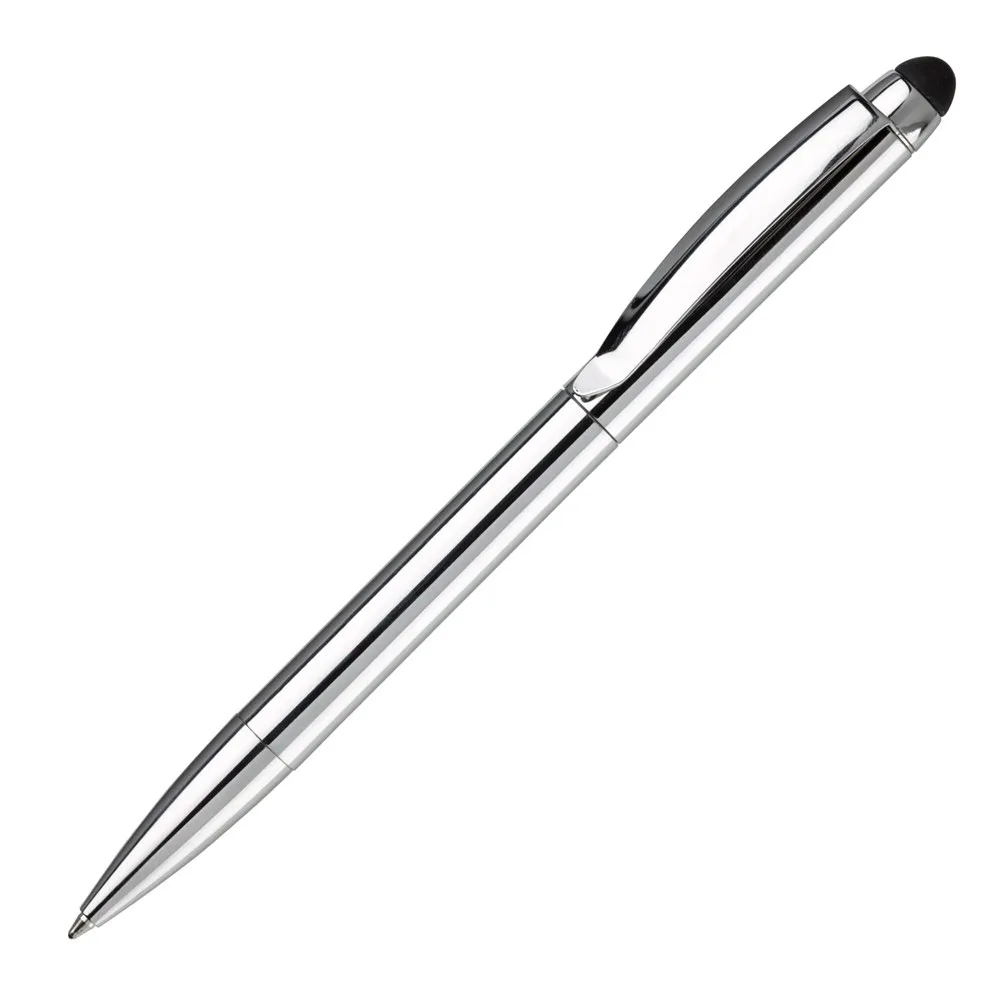 Balpen Modena stylus metaal chroom - Hidalgo-werbeartikel Balpen Modena stylus metaal, chroom