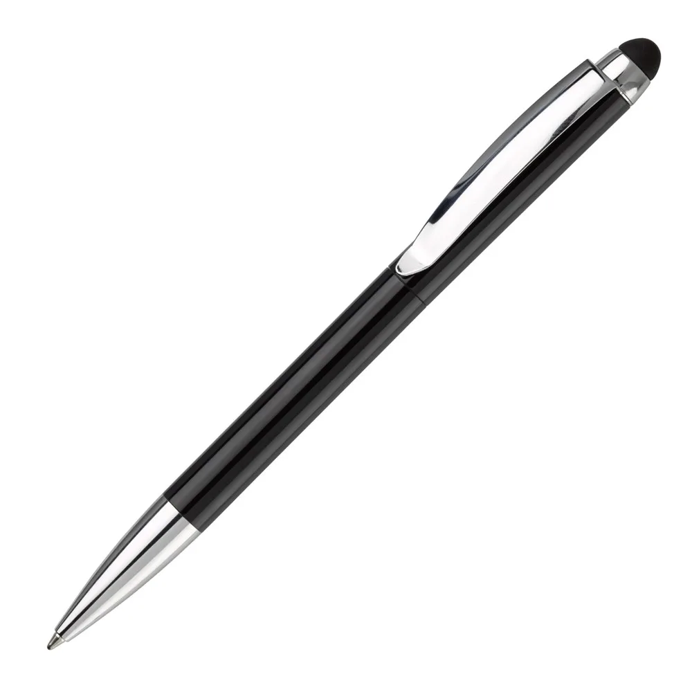 Balpen Modena stylus metaal zwart - Hidalgo-werbeartikel Balpen Modena stylus metaal, zwart