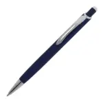 Balpen Monaco Metaal soft touch donkerblauw - Hidalgo-werbeartikel Balpen Monaco Metaal soft touch, donkerblauw