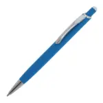 Balpen Monaco Metaal soft touch lichtblauw - Hidalgo-werbeartikel Balpen Monaco Metaal soft touch, lichtblauw