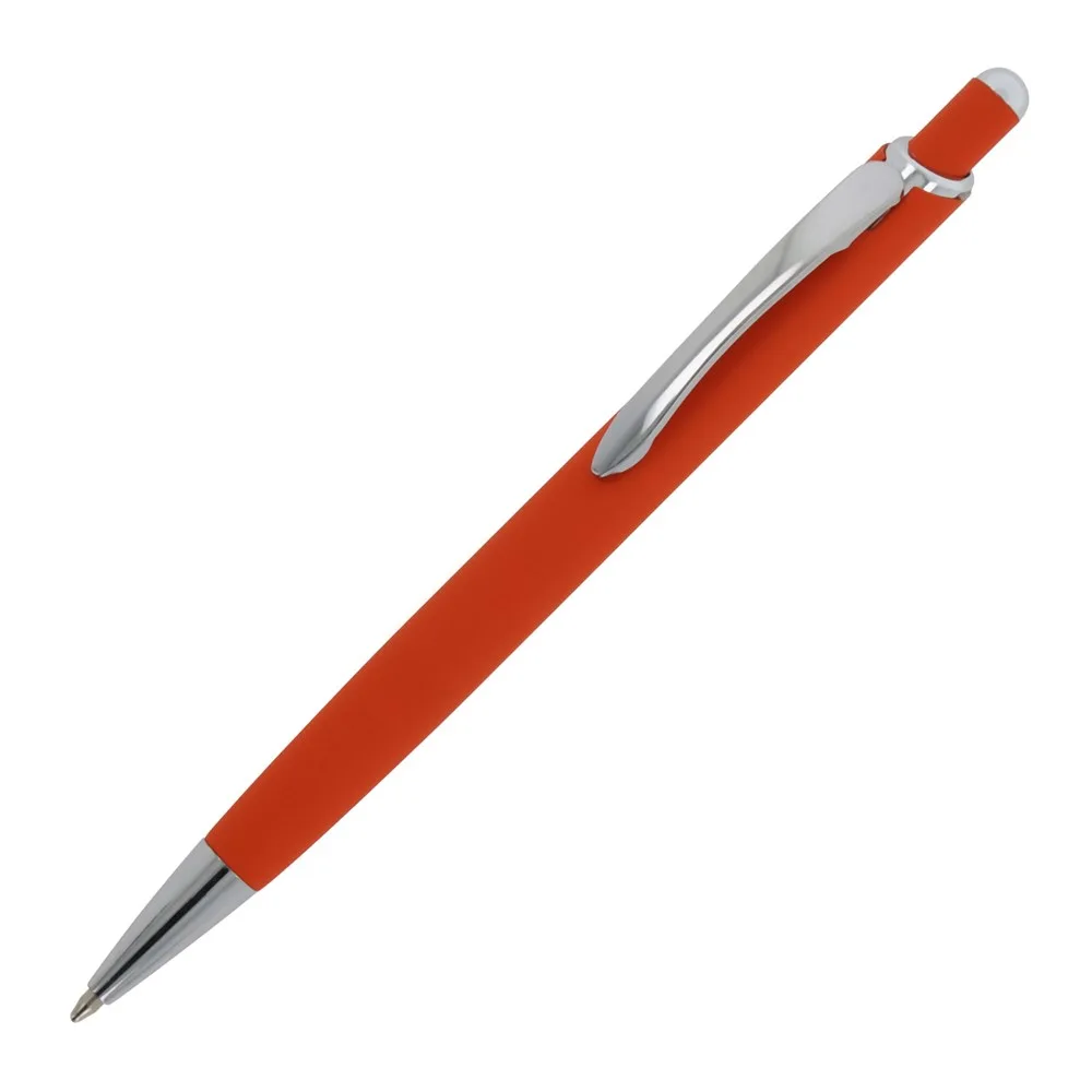 Balpen Monaco Metaal soft touch oranje - Hidalgo-werbeartikel Balpen Monaco Metaal soft touch, oranje
