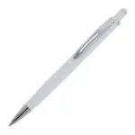 Balpen Monaco Metaal soft touch wit - Hidalgo-werbeartikel Balpen Monaco Metaal soft touch, wit