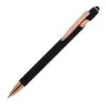 Balpen Paris Luxe Metaal rubberised zwart - Hidalgo-werbeartikel Balpen Paris Luxe Metaal rubberised, zwart