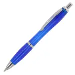 Balpen Hawaii transparant Ocean Bound Plastic, transparant blauw