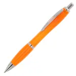 Balpen Hawaii transparant Ocean Bound Plastic, transparant oranje