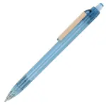 Balpen paperclip Oceanbound Plastic, transparant blauw