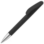 Balpen Slash soft touch R-ABS, zwart