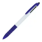 3-kleuren pen Berlijn wit donkerblauw - Hidalgo-werbeartikel 3-kleuren pen Berlijn, wit / donkerblauw