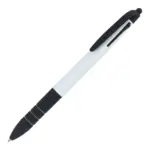 3-kleuren pen Berlijn witzwart - Hidalgo-werbeartikel 3-kleuren pen Berlijn, wit/zwart