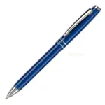Balpen two stripes metaal, donkerblauw