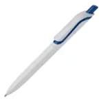 Balpen Click shadow Made in Germany, wit / donkerblauw