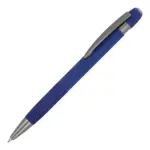 Aluminium balpen Toulouse Softtouch, donkerblauw