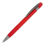 Aluminium balpen Toulouse Softtouch, rood