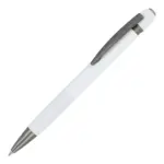 Aluminium balpen Toulouse Softtouch, wit