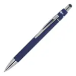 Spinner balpen aluminium, donkerblauw