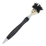 Hairy spinner balpen, zwart