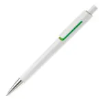 Balpen Illusion hardcolour, wit / groen