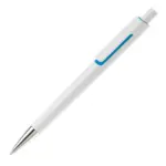 Balpen Illusion hardcolour, wit / lichtblauw