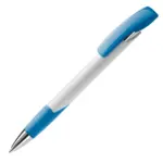 Balpen Zorro hardcolour, wit / lichtblauw