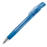 Balpen Zorro transparant, transparant blauw
