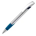 Balpen Zorro zilver hardcolour, zilver / donkerblauw