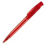 Balpen Avalon transparant, transparant rood