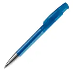Balpen Avalon metal transparant, transparant blauw