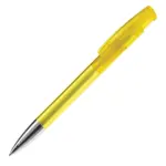 Balpen Avalon metal transparant, transparant geel