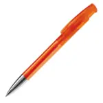 Balpen Avalon metal transparant, transparant oranje