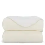 Sherpa fleece deken OEKO-TEX®  sublimatie 130 x 170 cm 510 g/m², wit