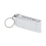 Gekalibreerde duimstok sleutelhanger 0,5m — productfoto 4