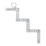 Gekalibreerde duimstok sleutelhanger 0,5m — productfoto 7