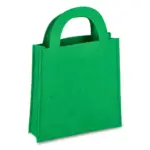 Vilten geschenktasje 15 x 21 cm, groen