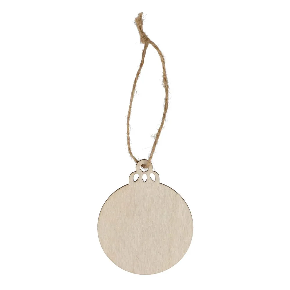 Houten kerstornament kerstbal productfoto 3 - Hidalgo Houten kerstornament kerstbal — productfoto 3