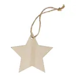 Houten kerstornament ster — productfoto 2