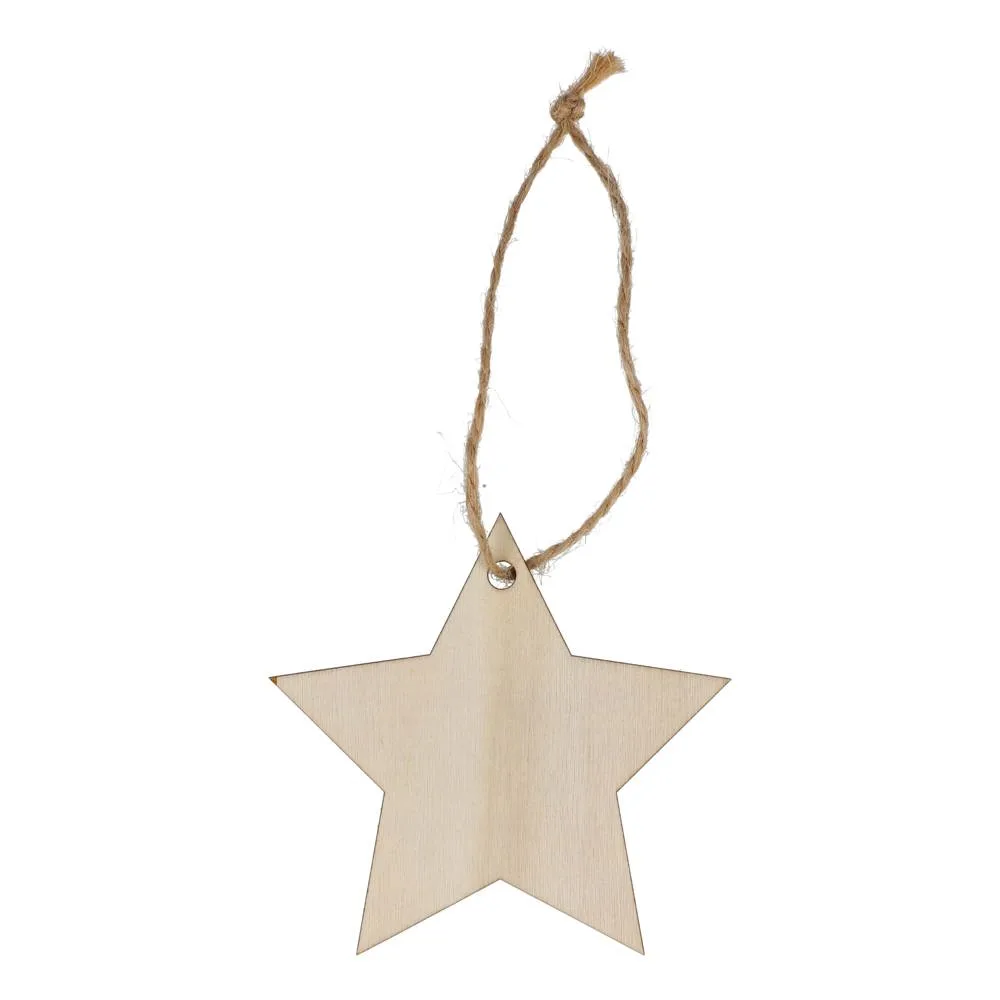 Houten kerstornament ster productfoto 3 - Hidalgo Houten kerstornament ster — productfoto 3