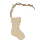 Houten kerstornament kerstsok — productfoto 2