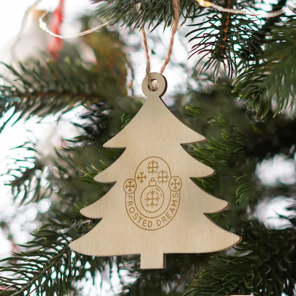 Houten kerstornament kerstboom productfoto 5 - Hidalgo-werbeartikel Houten kerstornament kerstboom — productfoto 5