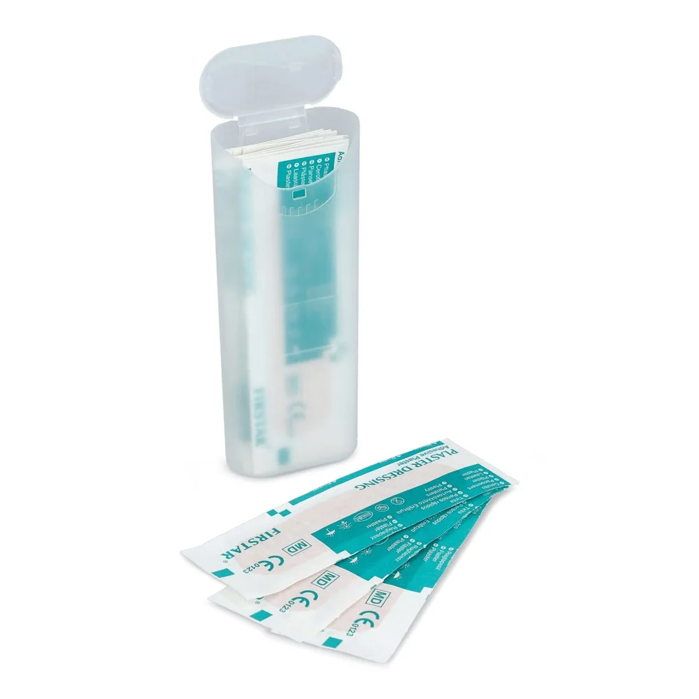 Pleistersdoosje met 10 PE-pleisters 70 × 18 mm wit - Hidalgo Pleistersdoosje met 10 PE-pleisters (70 × 18 mm), wit
