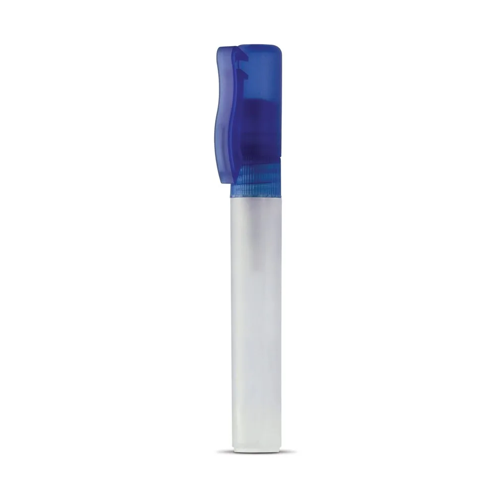 Hand cleaning spray 8m transparant blauw - Hidalgo-werbeartikel Hand cleaning spray 8m, transparant blauw