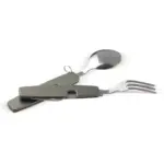 Inklapbaar bestek in multi-tool, donker gun metal
