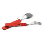 Inklapbaar bestek in multi-tool, rood