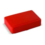Broodtrommel Jumbo 1200ml rood - Hidalgo Broodtrommel Jumbo 1200ml, rood