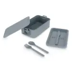 Dubbellaagse Lunchbox met Bestek — productfoto 12
