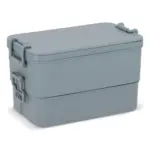 Lunchbox mit Besteck bedrucken Mikrowellengeeignet 2-lagig — Produktfoto 18
