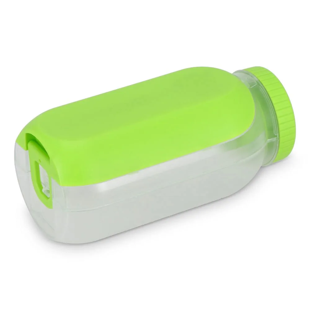 Alles-in-één Lunchkom met Sausvakje en Lepel-Vork productfoto 2 - Bidons & Shakers Alles-in-één Lunchkom met Sausvakje en Lepel-Vork — productfoto 2