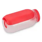 Alles-in-één Lunchkom met Sausvakje en Lepel-Vork rood - Bidons & Shakers Alles-in-één Lunchkom met Sausvakje en Lepel-Vork, rood