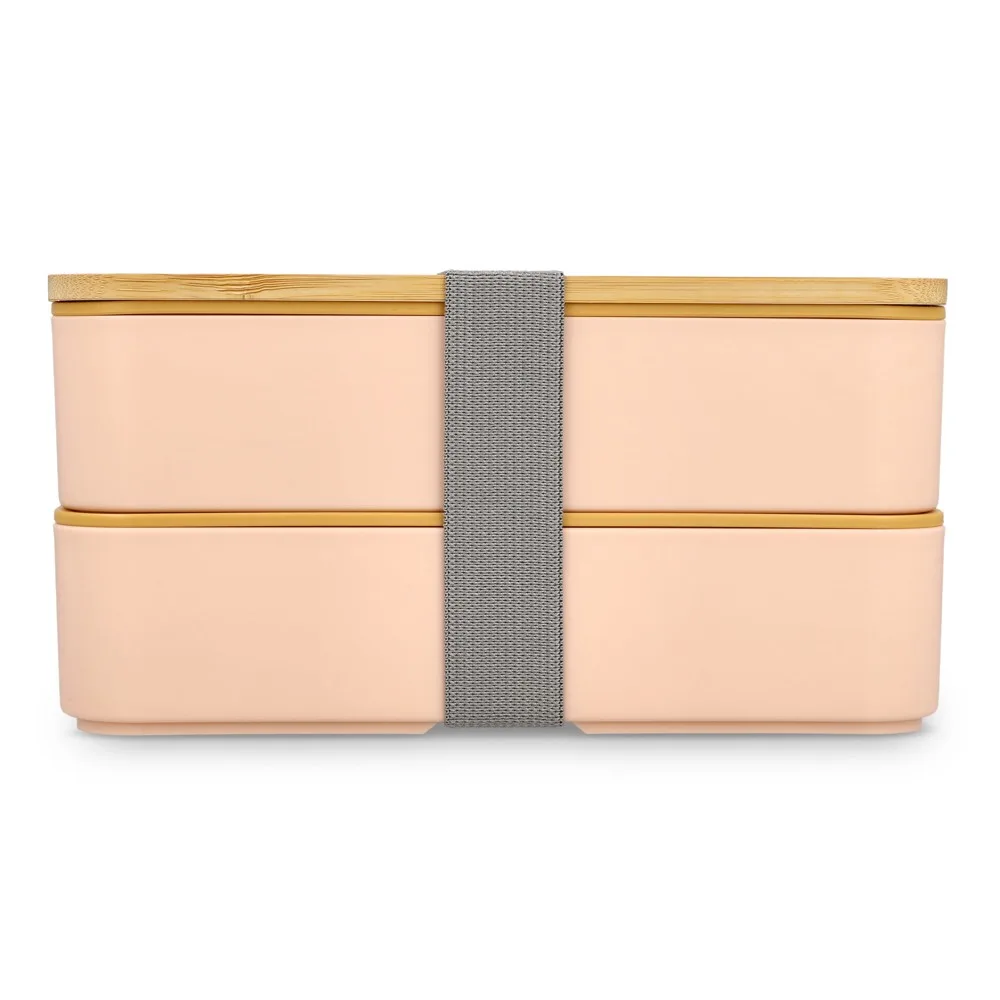 Lunchbox Bento R-PP Bamboe productfoto 9 - Bidons & Shakers Lunchbox Bento R-PP & Bamboe — productfoto 9