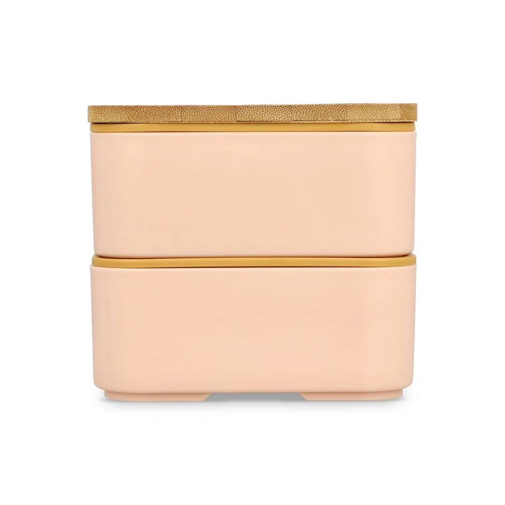 Lunchbox Bento R-PP Bamboe productfoto 10 - Bidons & Shakers Lunchbox Bento R-PP & Bamboe — productfoto 10