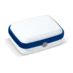 Broodtrommel Fresh 1000ml wit blauw - Hidalgo-werbeartikel Broodtrommel Fresh 1000ml, wit / blauw